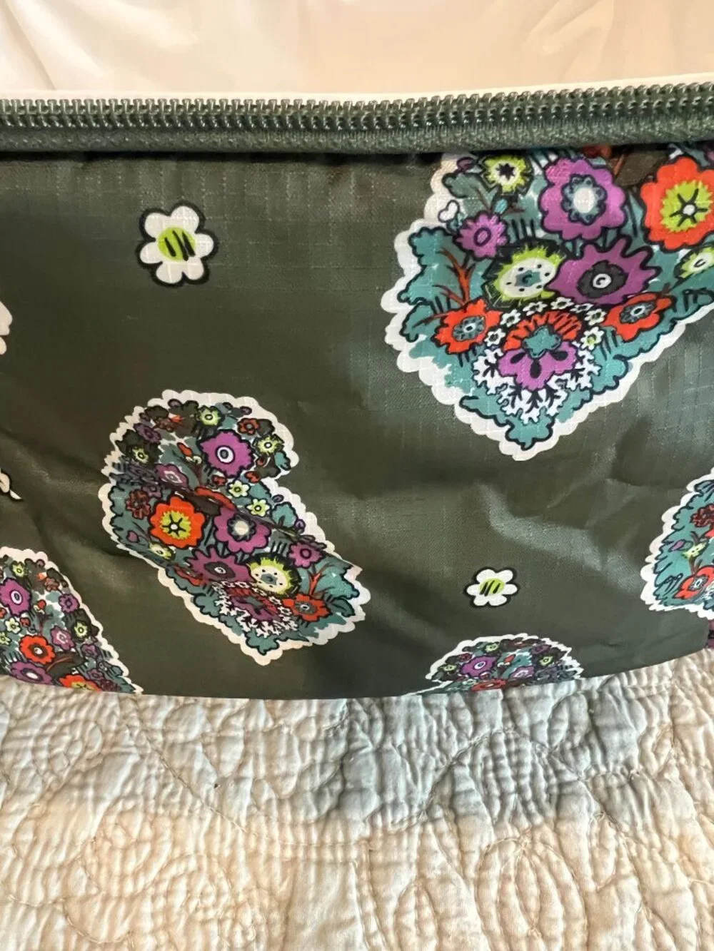 Vera Bradley Ripstop Lunch Cooler Kew Gardens Green